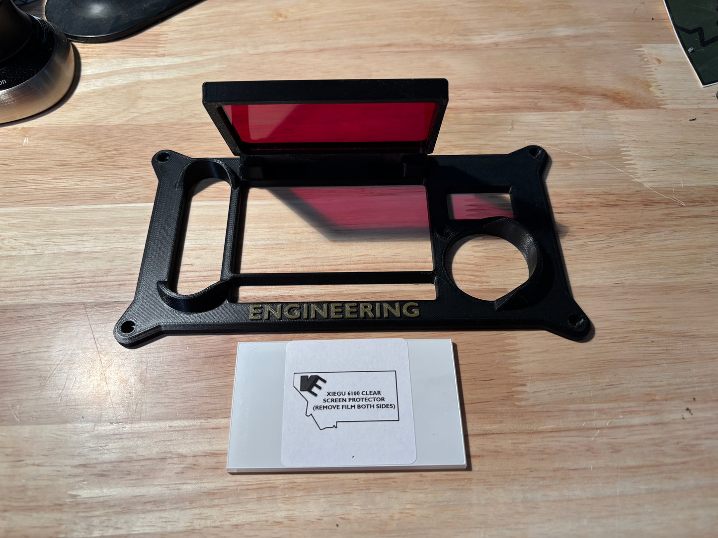 Updated Xiegu 6100 Top Plate